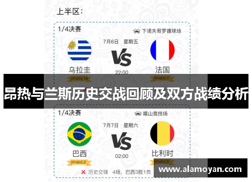 昂热与兰斯历史交战回顾及双方战绩分析